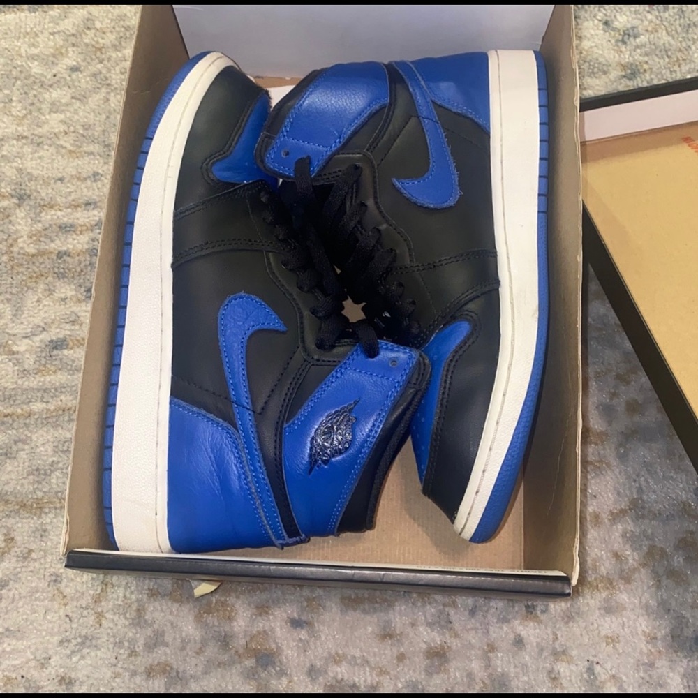 Jordan 1 black royal blue
